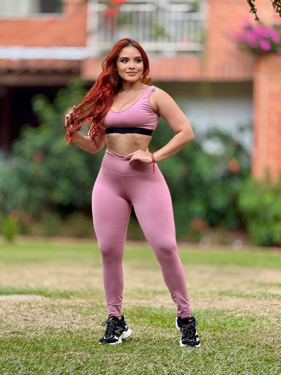 Pale Pink Workout Essentials Set - Stylish Activewear