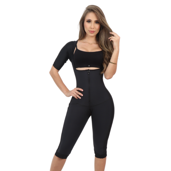 Full-Length Shaping Bodysuit with Arm Control